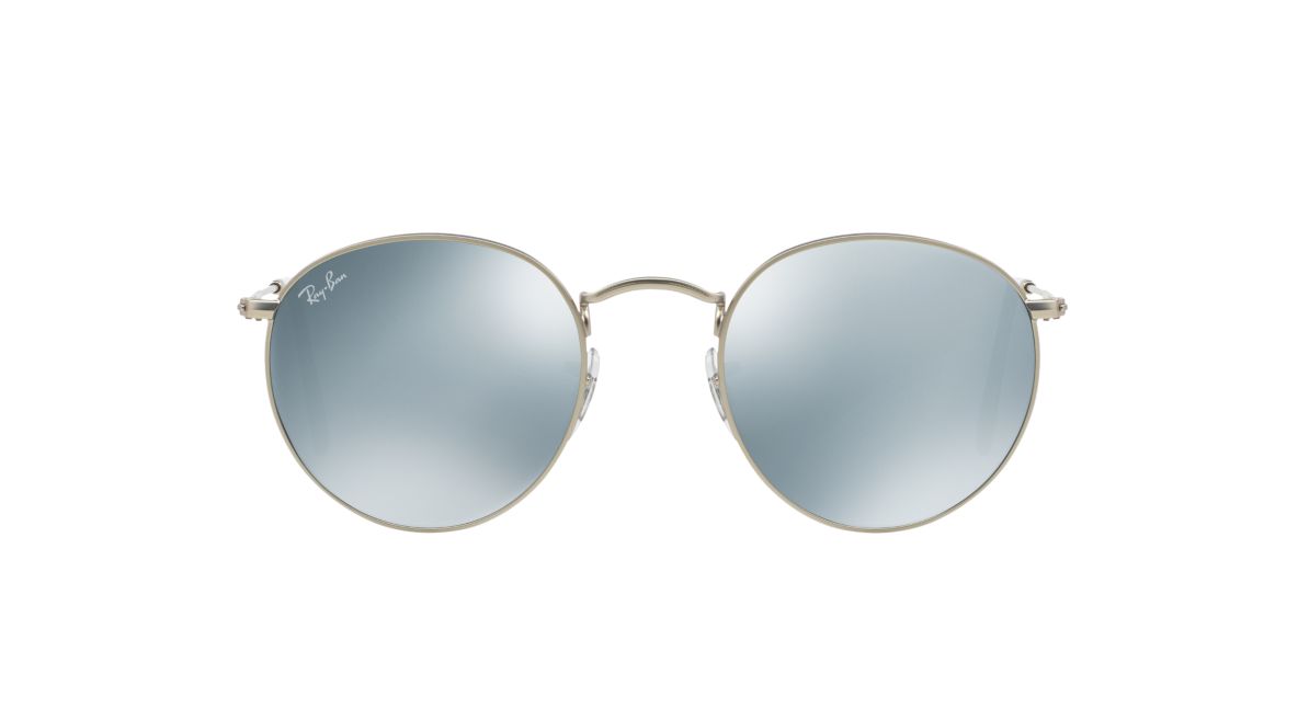 Mirrored round Ray Bans