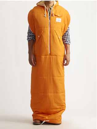 Jack threads wearable sleeping bag