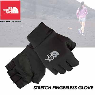 North Face fingerless gloves