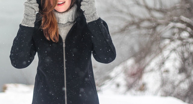 girl in coat