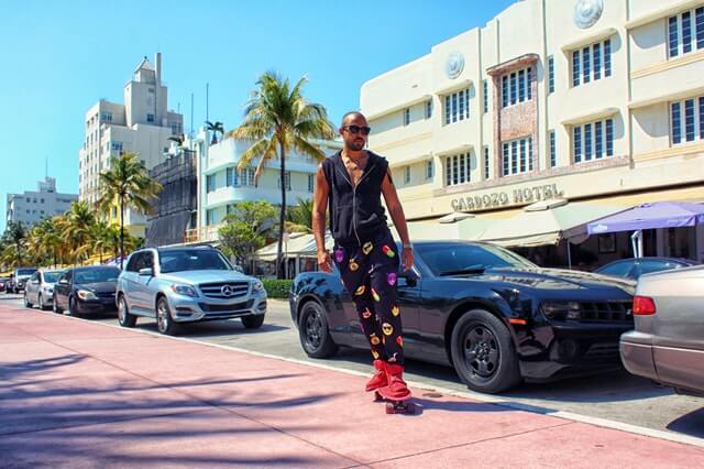 skateboarding in miami