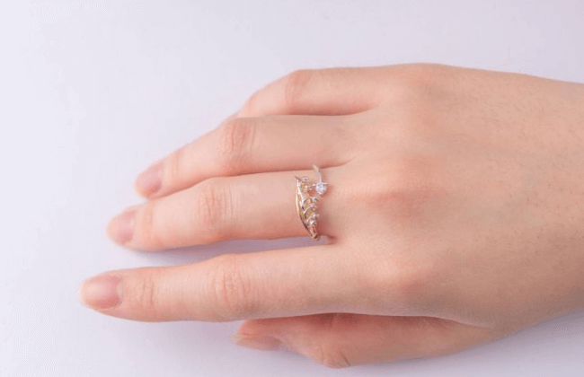 Lily of the Valley Diamond Ring