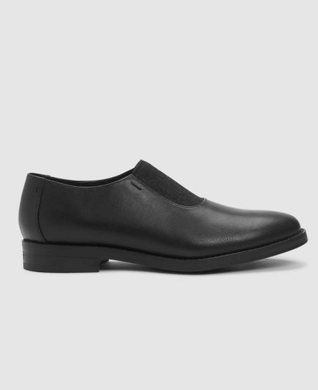 black loafers