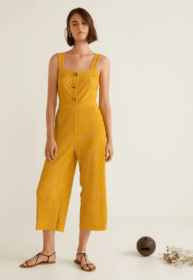 yellow jumpsuit